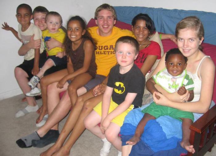 Indiana foster children smiling Thumbnail